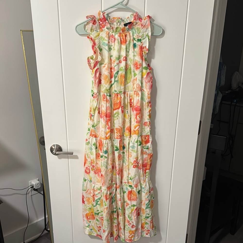 Floral Sleeveless Maxi Dress